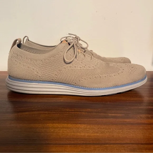 Cole Haan Original Grand Stitchlite Wingtip Oxford Beige C29434 Men\'s Size 13 M s-l1200.jpg main image 3